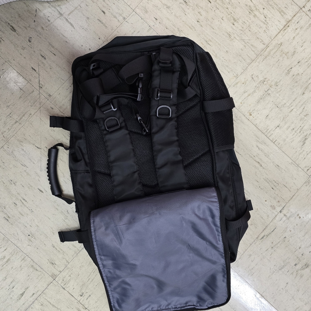 Kaka 2070 Black Backpack Men's Travel Tote - Picture 5 of 9